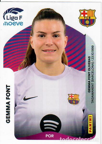 Cromos de F&uacute;tbol: CROMO PANINI LIGA FEMENINA F 2025-26 (25 - 26) - N&ordm; 85 - GEMMA FONT - BARCELONA