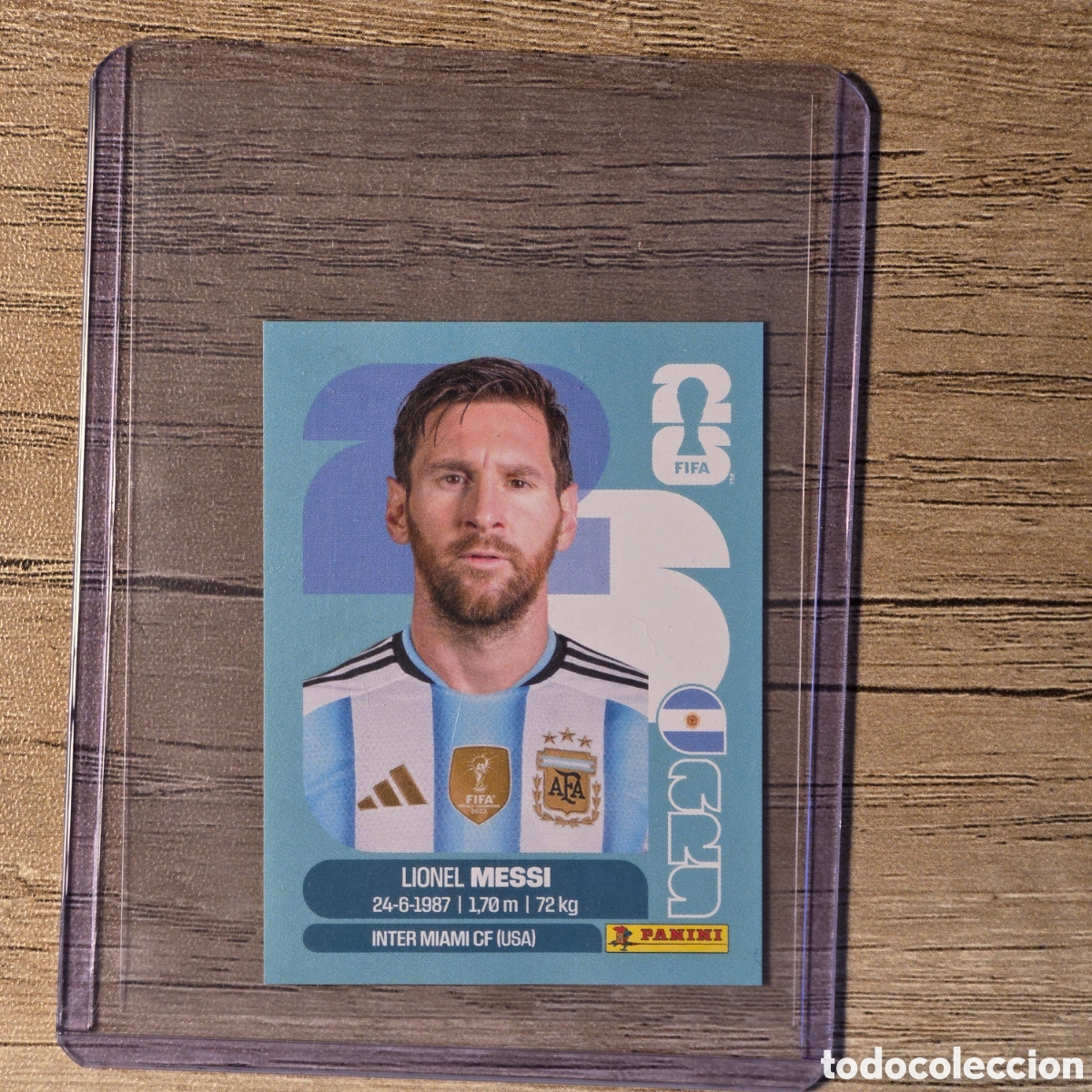 Cromos de F&uacute;tbol: Lionel Messi ARG 17 Panini Fifa World cup 2026 Stikers