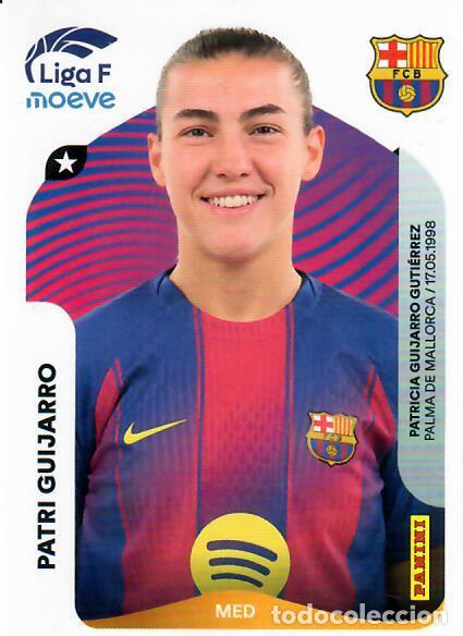 Cromos de F&uacute;tbol: CROMO PANINI LIGA FEMENINA F 2025-26 (25 - 26) - N&ordm; 92 - PATRI GUIJARRO - BARCELONA