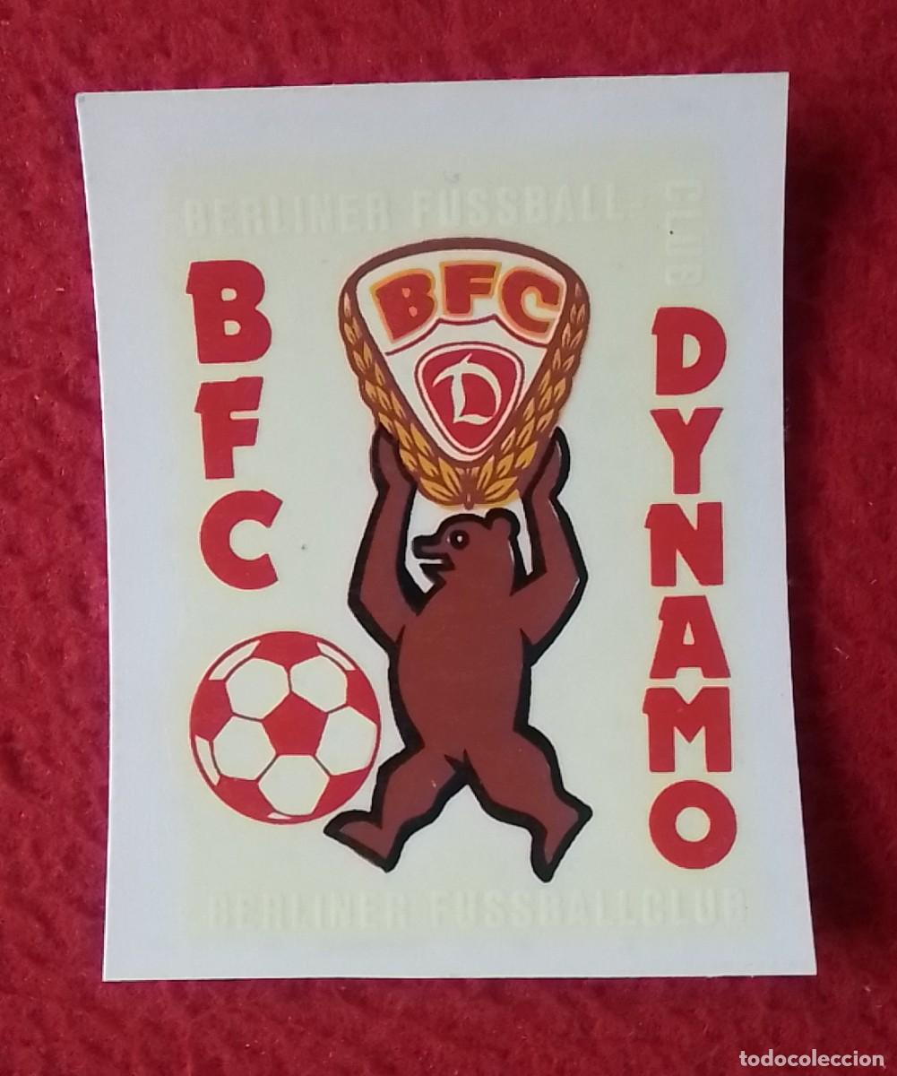 Cromos de F&uacute;tbol: CALCOMAN&Iacute;A TRANSFER DECALCOMANIE DECAL CROMO O SIMIL BFC DYNAMO D&Iacute;NAMO DE BERL&Iacute;N RDA F&Uacute;TBOL FUSSBALL