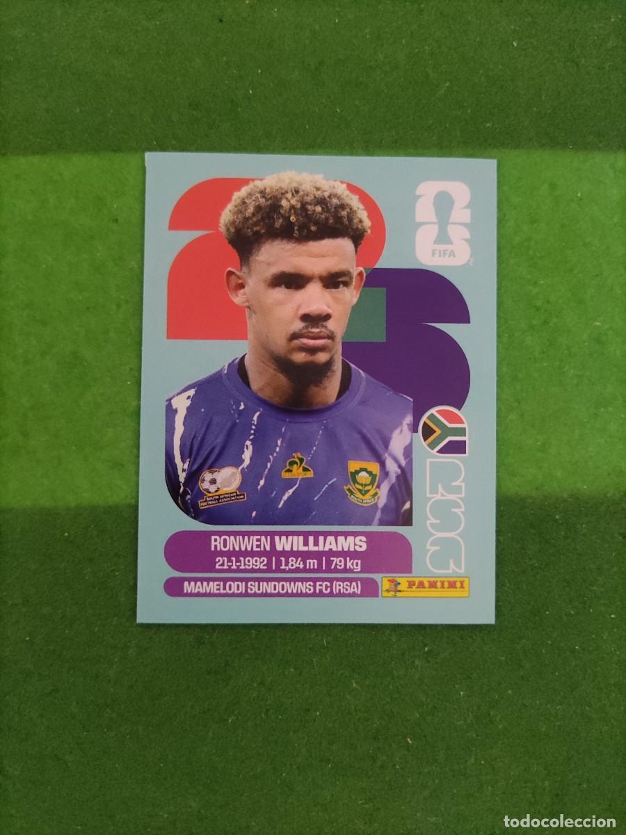 Cromos de F&uacute;tbol: Williams Sud&aacute;frica RSA 2 Sticker Mundial 2026 FIFA World Cup / Sin pegar