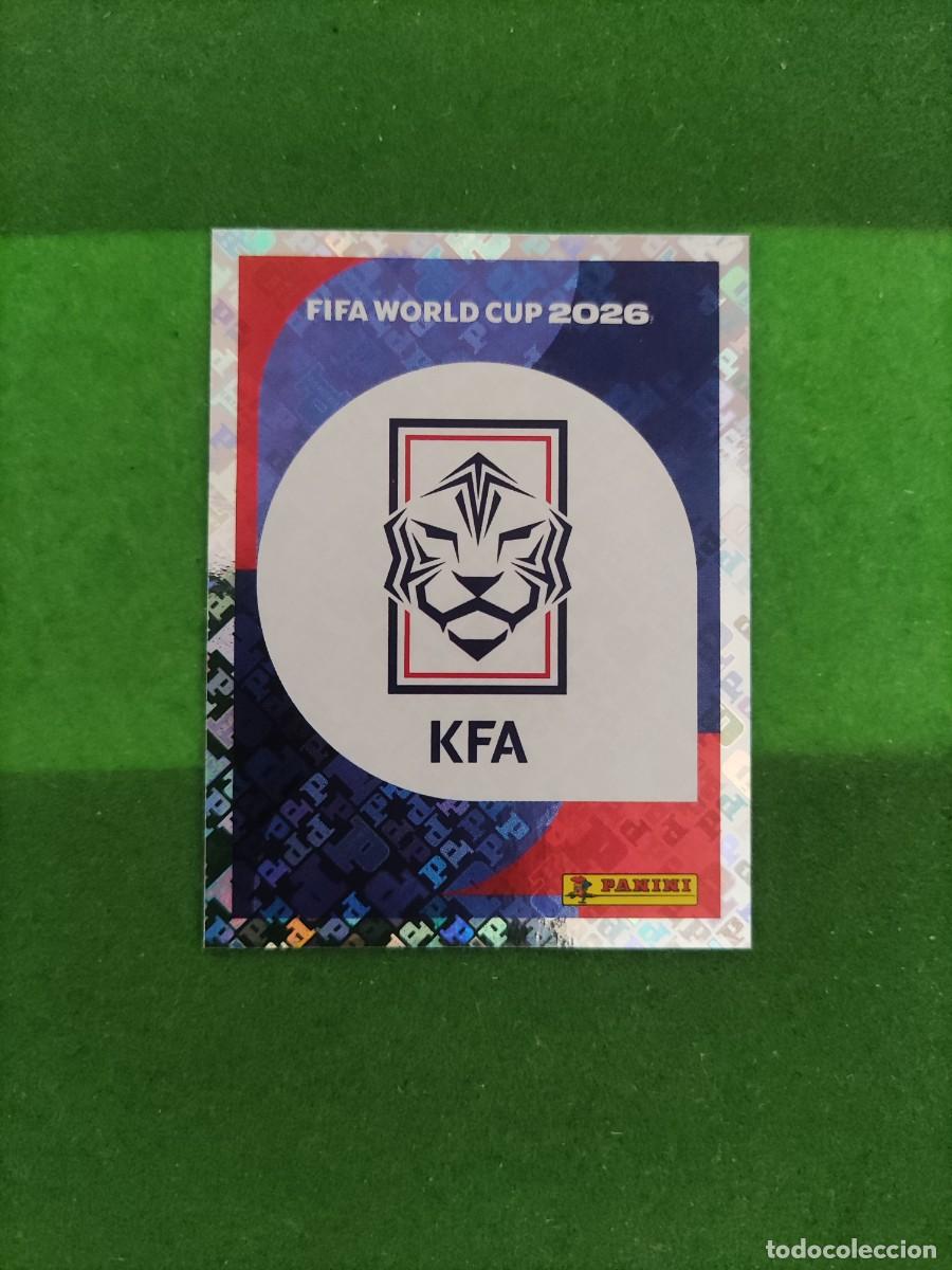 Cromos de F&uacute;tbol: Escudo Corea del Sur KOR 1 Sticker Mundial 2026 FIFA World Cup / Sin pegar