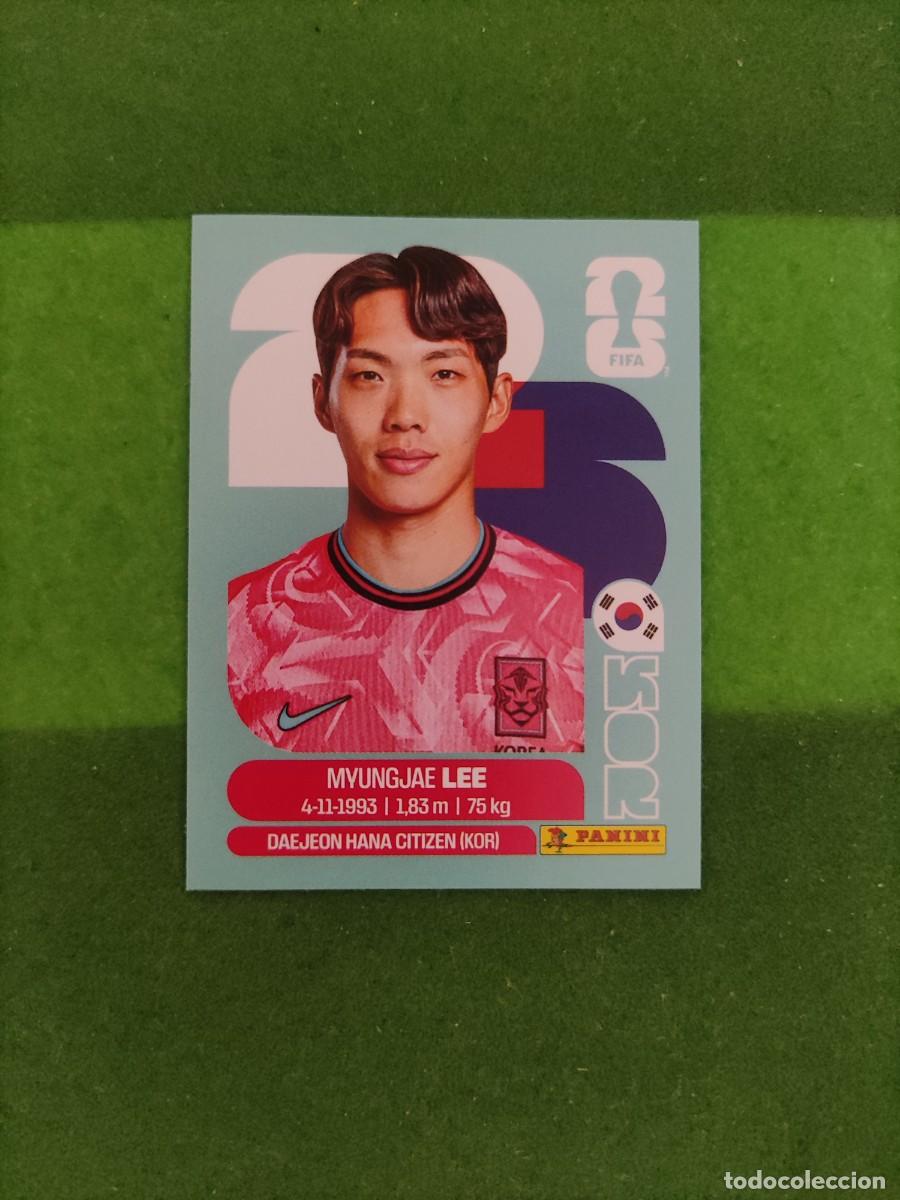 Football Stickers: Lee Corea del Sur KOR 9 Sticker Mundial 2026 FIFA World Cup / Sin pegar
