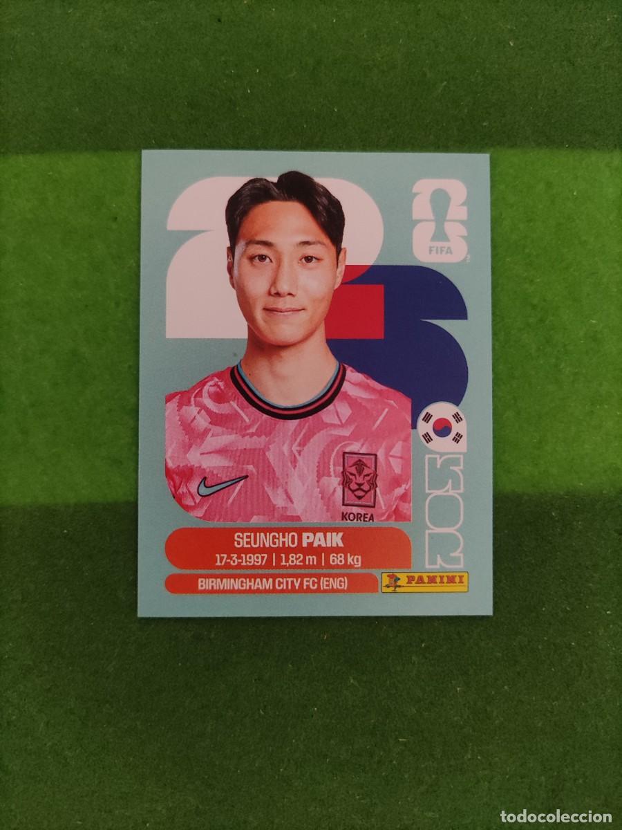 Cromos de F&uacute;tbol: Paik Corea del Sur KOR 14 Sticker Mundial 2026 FIFA World Cup / Sin pegar