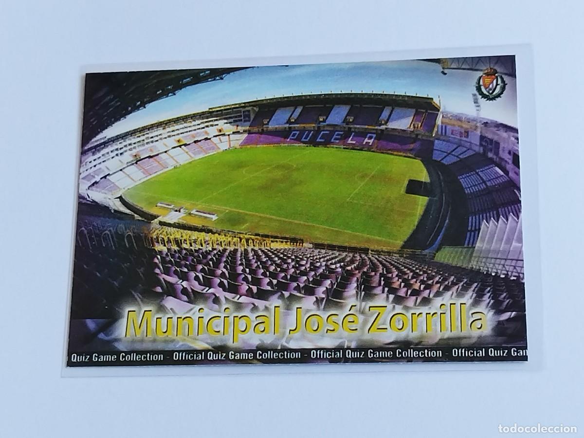 Fu&szlig;ball-Sticker: MUNICIPAL JOS&Eacute; ZORRILLA ESTADIO MATE VALLADOLID 407 MUNDICROMO FICHAS QUIZ GAME LIGA 2009 2010 09 10