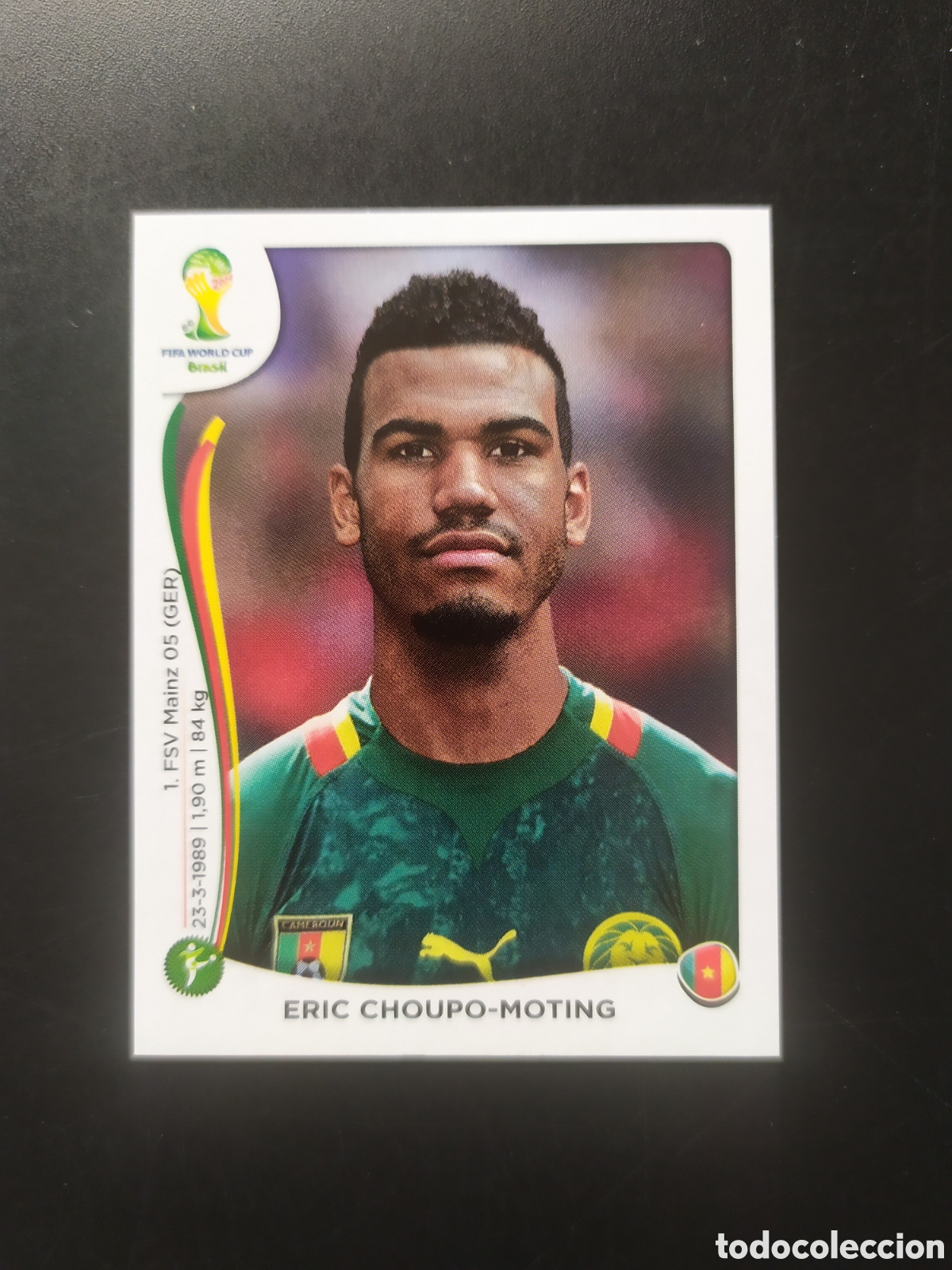 Fu&szlig;ball-Sticker: Mundial FIFA Brasil 2014 panini Choupo-Moting n&deg; 104 Camerun