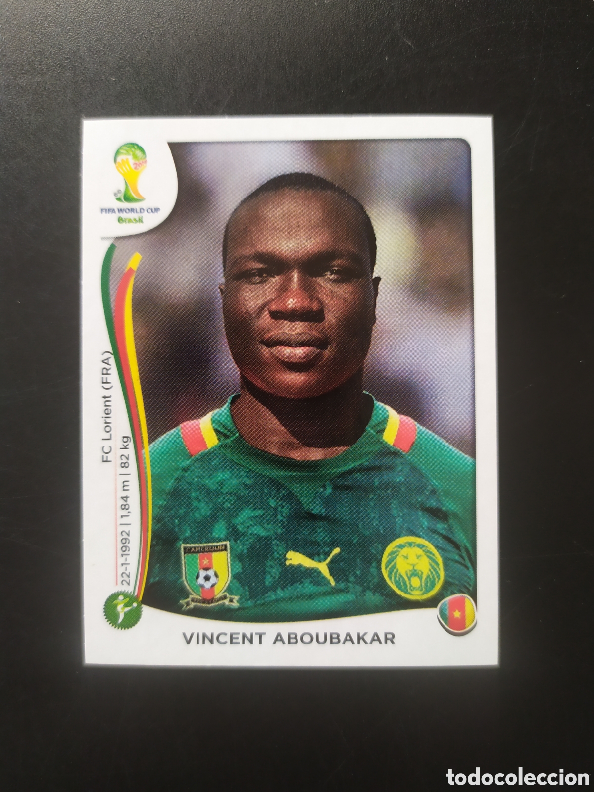 Fu&szlig;ball-Sticker: Mundial FIFA Brasil 2014 panini Aboubakar n&deg; 103 Camerun