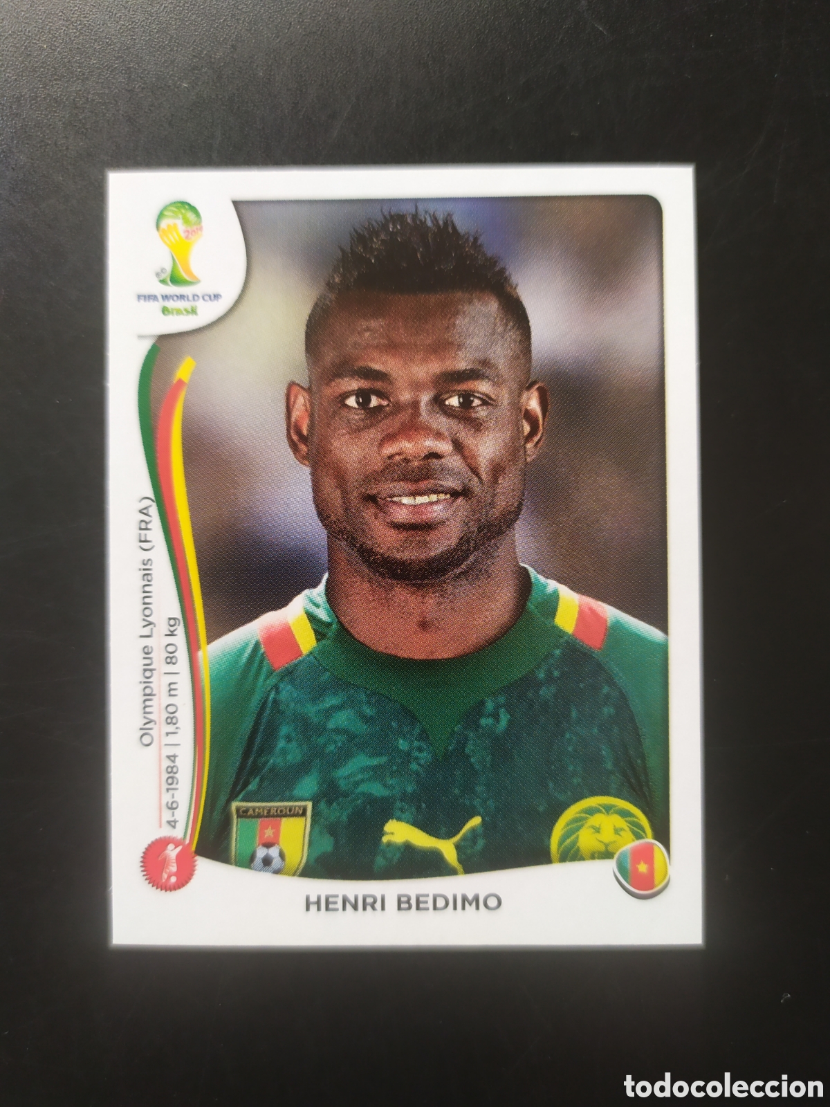 Fu&szlig;ball-Sticker: Mundial FIFA Brasil 2014 panini Bedimo n&deg; 95 Camerun