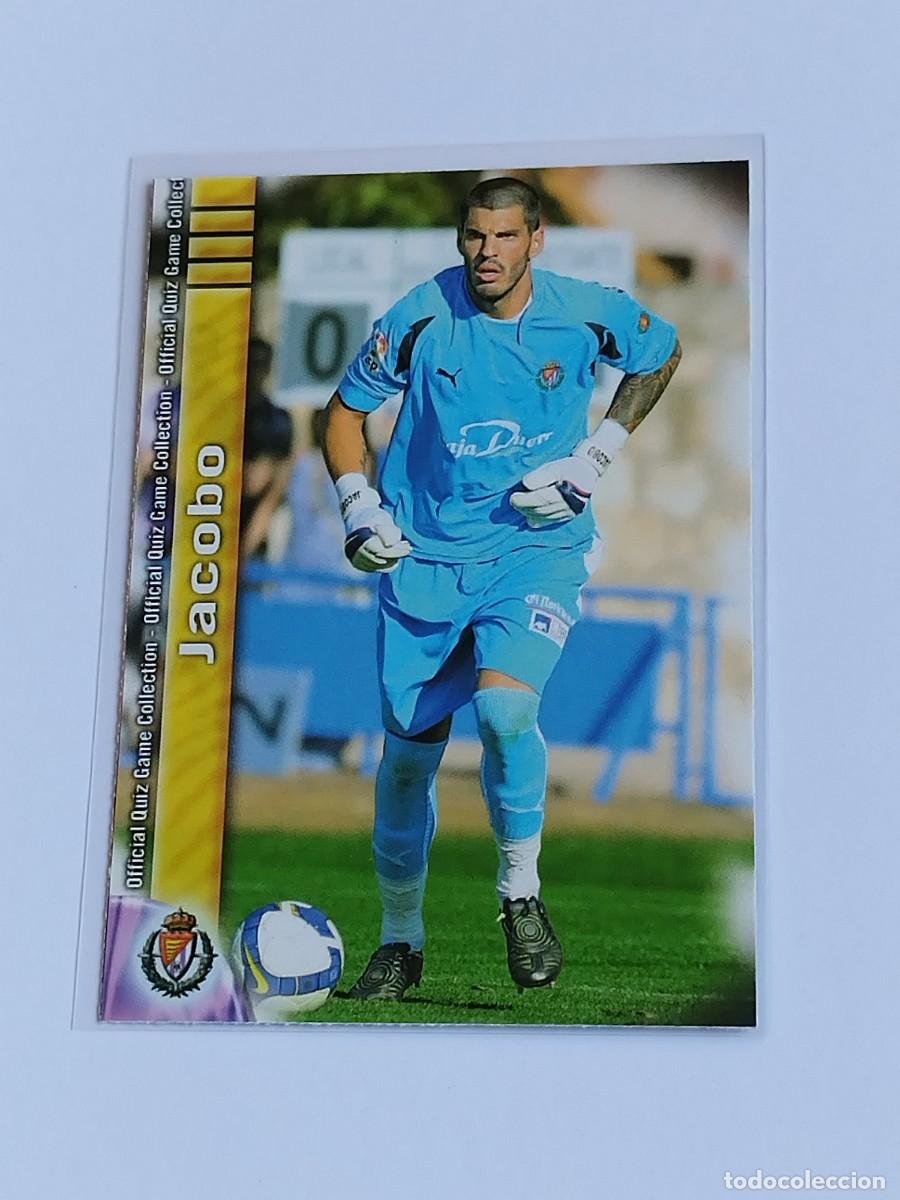 Cromos de F&uacute;tbol: JACOBO #410 REAL VALLADOLID - MUNDICROMO FICHAS QUIZ GAME LA LIGA 2009 2010 - MC SPORT 09 10