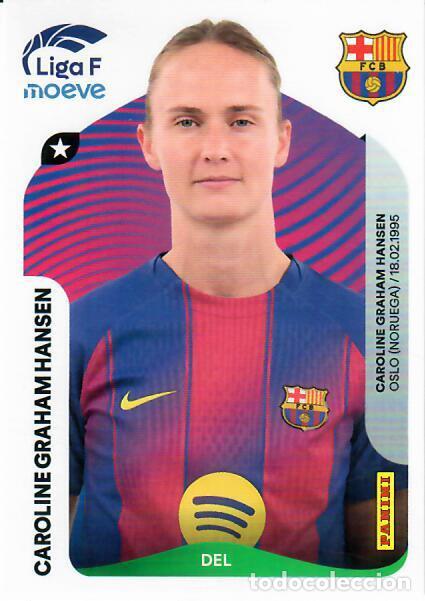 Cromos de F&uacute;tbol: CROMO PANINI LIGA FEMENINA F 2025-26 (25 - 26) - N&ordm; 100 - CAROLINE GRAHAM HANSEN - BARCELONA