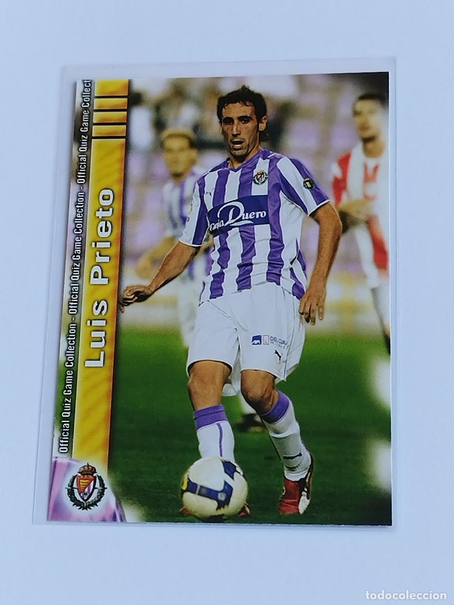 Cromos de F&uacute;tbol: LUIS PRIETO #415 REAL VALLADOLID - MUNDICROMO FICHAS QUIZ GAME LA LIGA 2009 2010 - MC SPORT 09 10
