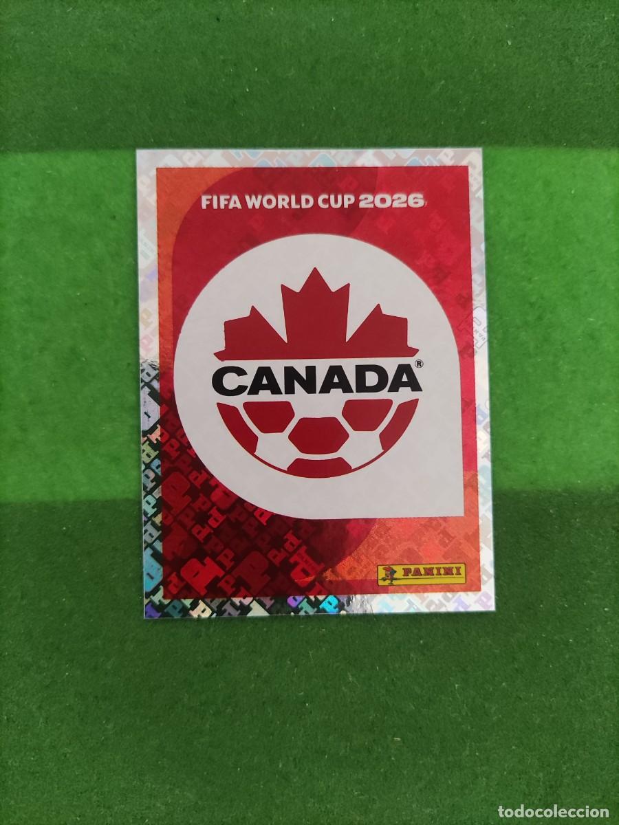 Fu&szlig;ball-Sticker: Escudo Canad&aacute; CAN 1 Sticker Mundial 2026 FIFA World Cup / Sin pegar