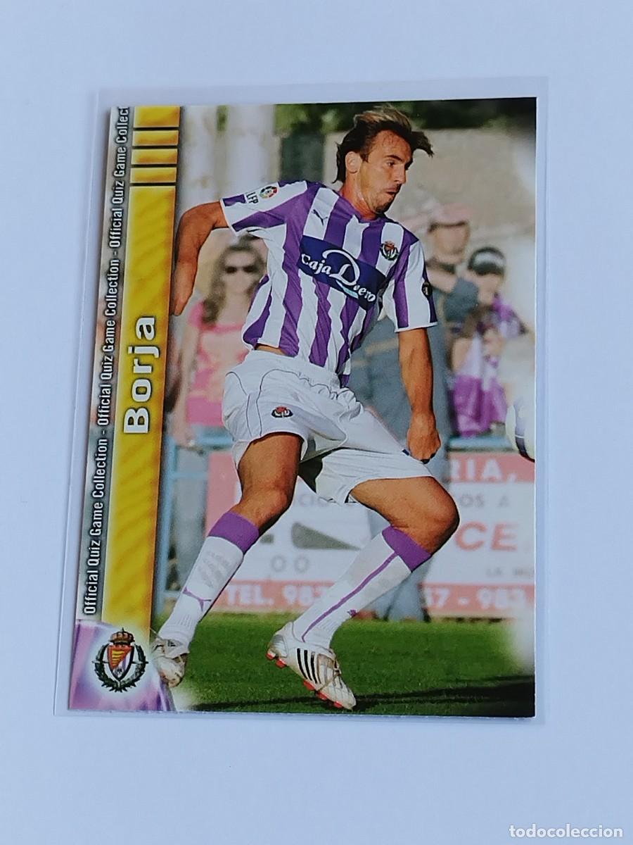 Cromos de F&uacute;tbol: BORJA #417 REAL VALLADOLID - MUNDICROMO FICHAS QUIZ GAME LA LIGA 2009 2010 - MC SPORT 09 10