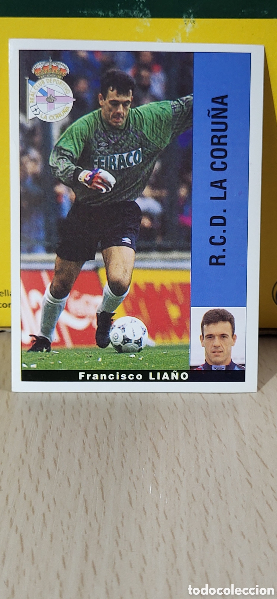 Football Stickers: FRANCISCO LIA&Ntilde;O R.C.D. LA CORU&Ntilde;A LIGA 95 96 DE FUTBOL PROFESIONAL PANINI