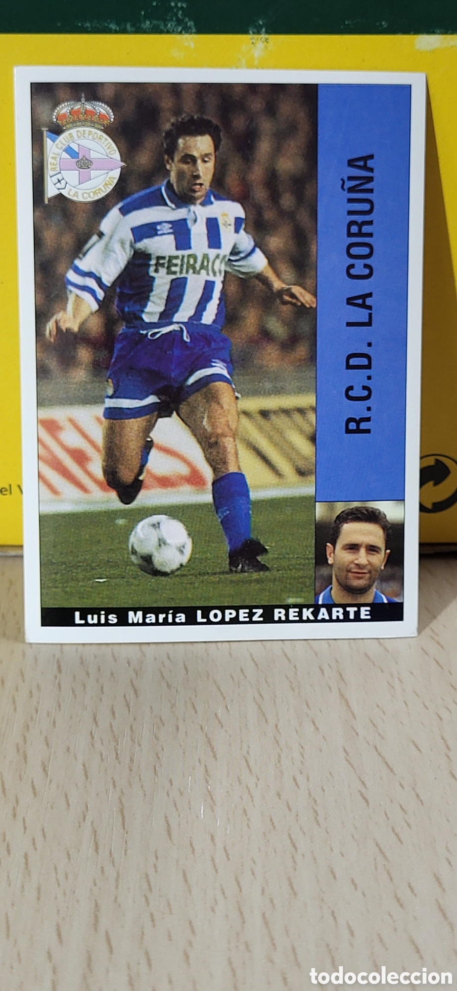 Cromos de Futebol: LUIS MARIA LOPEZ REKARTE R.C.D. LA CORU&Ntilde;A LIGA 95 96 DE FUTBOL PROFESIONAL PANINI