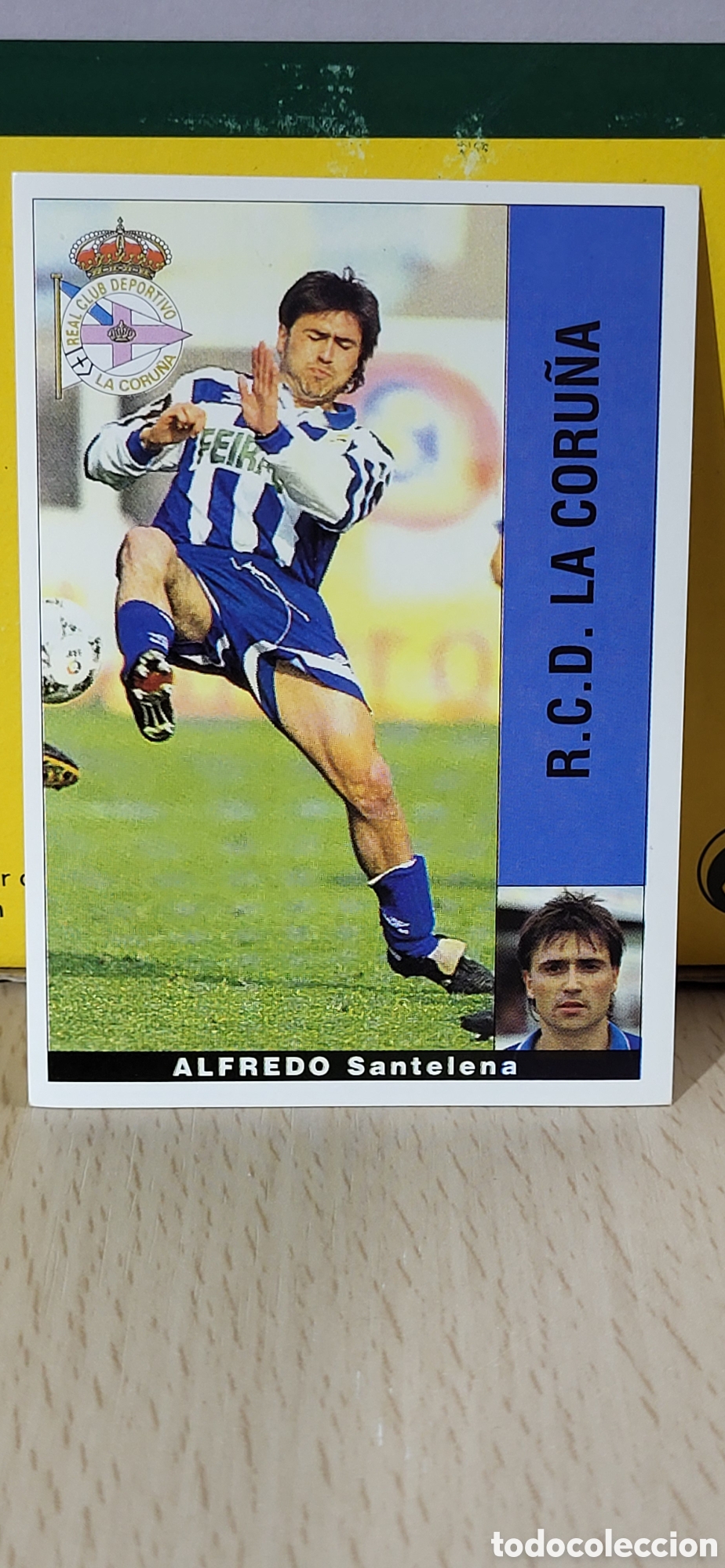 Fu&szlig;ball-Sticker: ALFREDO SANTELENA R.C.D. LA CORU&Ntilde;A LIGA 95 96 DE FUTBOL PROFESIONAL PANINI