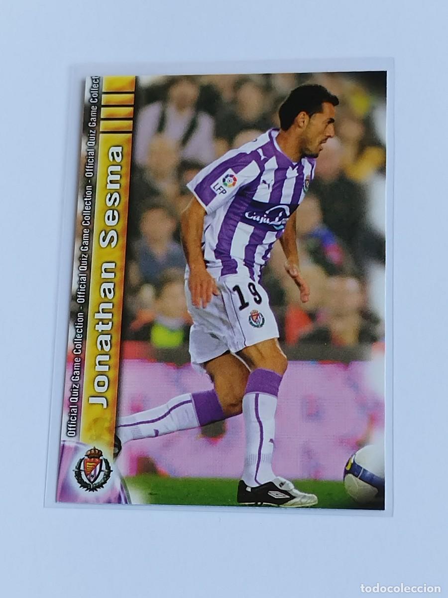 Cromos de F&uacute;tbol: JONATHAN SESMA #421 REAL VALLADOLID - MUNDICROMO FICHAS QUIZ GAME LA LIGA 2009 2010 - MC SPORT 09 10