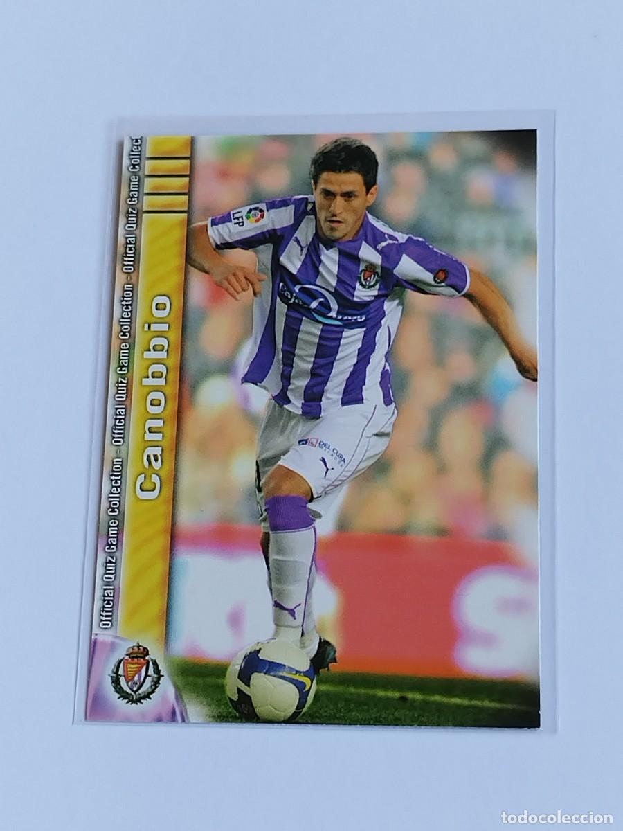 Cromos de Futebol: CANOBBIO #422 REAL VALLADOLID - MUNDICROMO FICHAS QUIZ GAME LA LIGA 2009 2010 - MC SPORT 09 10