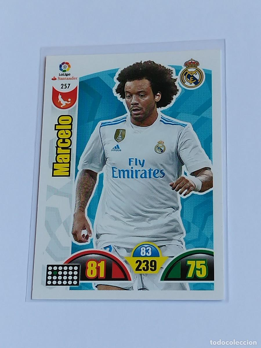 Cromos de F&uacute;tbol: MARCELO #257 REAL MADRID - ADRENALYN XL LA LIGA SANTANDER 2017 2018 - PANINI 17 18 CROMO FUTBOL