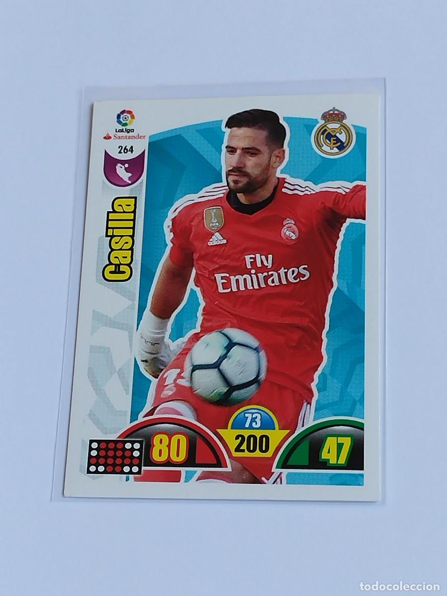 Cromos de F&uacute;tbol: CASILLA #264 REAL MADRID - ADRENALYN XL LA LIGA SANTANDER 2017 2018 - PANINI 17 18 CROMO
