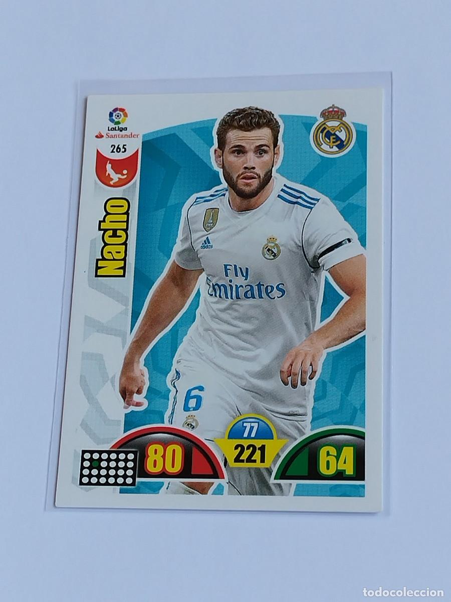Figurine di Calcio: NACHO #265 REAL MADRID - ADRENALYN XL LA LIGA SANTANDER 2017 2018 - PANINI 17 18 CROMO