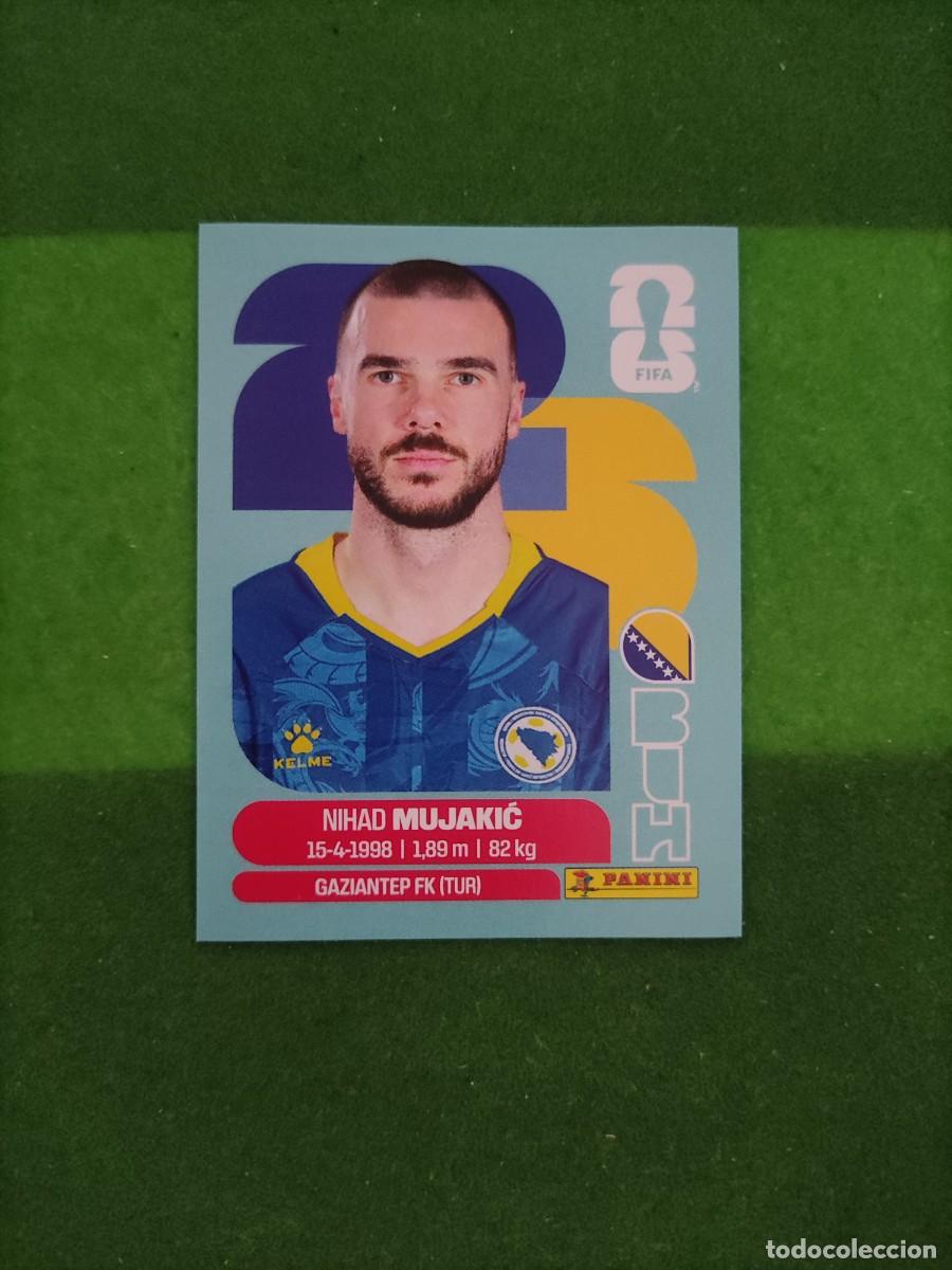 Fu&szlig;ball-Sticker: Mujakić Bosnia Herzegovina BIH 6 Sticker Mundial 2026 FIFA World Cup / Sin pegar