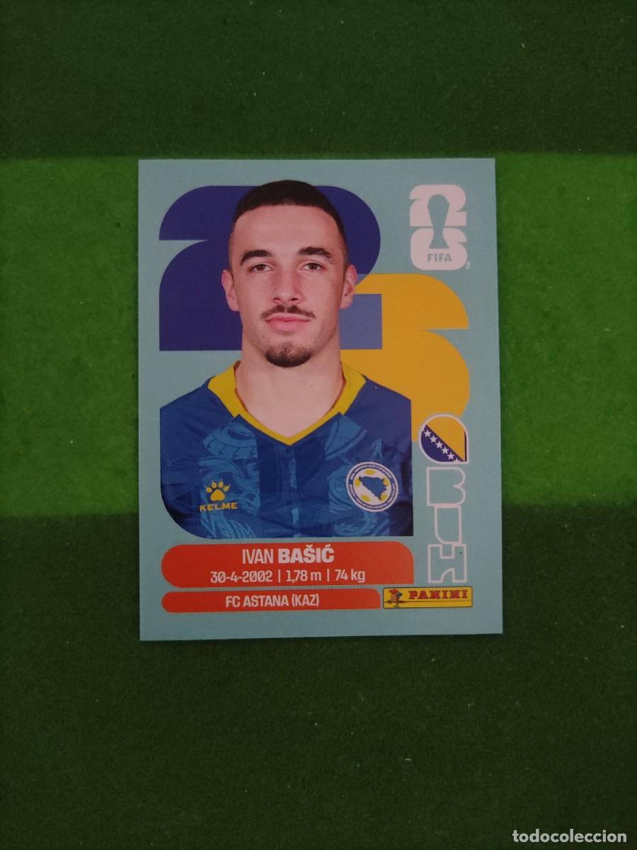 Cromos de F&uacute;tbol: Basić Bosnia Herzegovina BIH 12 Sticker Mundial 2026 FIFA World Cup / Sin pegar