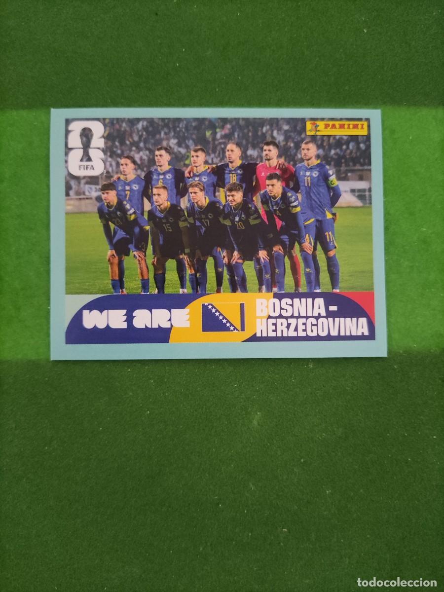Cromos de F&uacute;tbol: We are Bosnia Herzegovina BIH 13 Sticker Mundial 2026 FIFA World Cup / Sin pegar