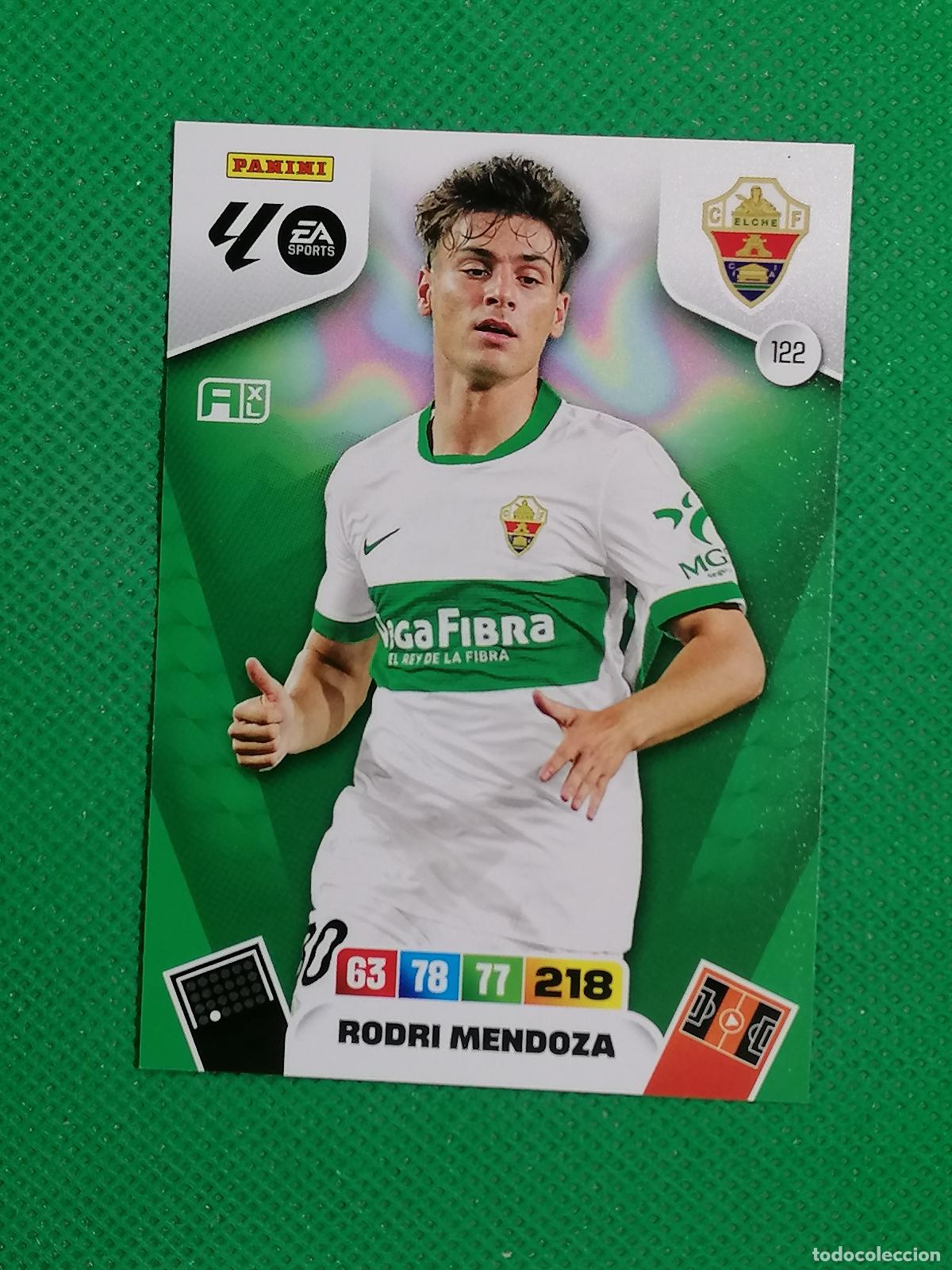 Cromos de F&uacute;tbol: 122 RODRI MENDOZA ELCHE ⚽ LIGA ADRENALYN XL 2025 2026 25 26 ⚽