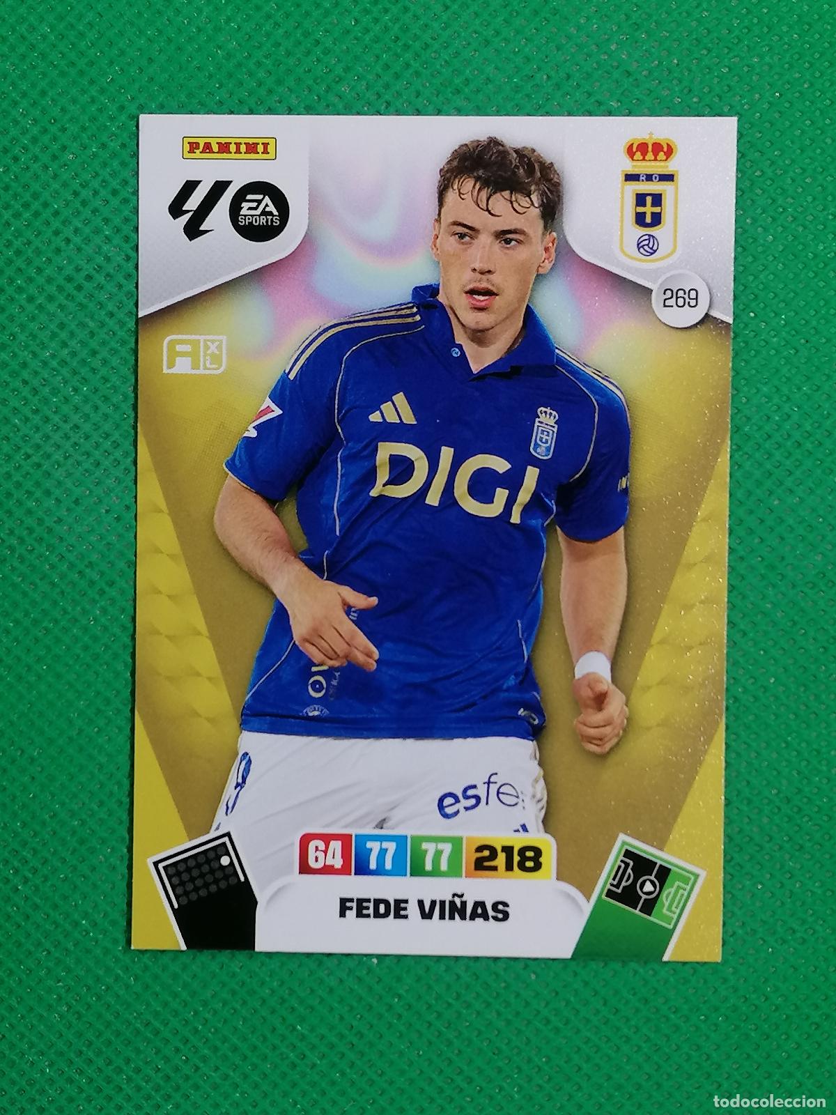 Cromos de F&uacute;tbol: 269 FEDE VI&Ntilde;AS REAL OVIEDO ⚽ LIGA ADRENALYN XL 2025 2026 25 26 ⚽