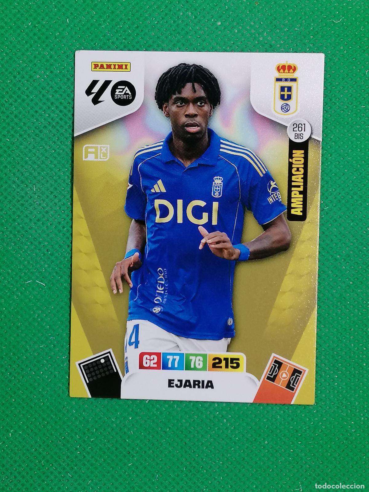 Cromos de F&uacute;tbol: 261 BIS 261BIS EJARIA OVIEDO AMPLIACION ⚽ LIGA ADRENALYN XL 2025 2026 25 26 ⚽