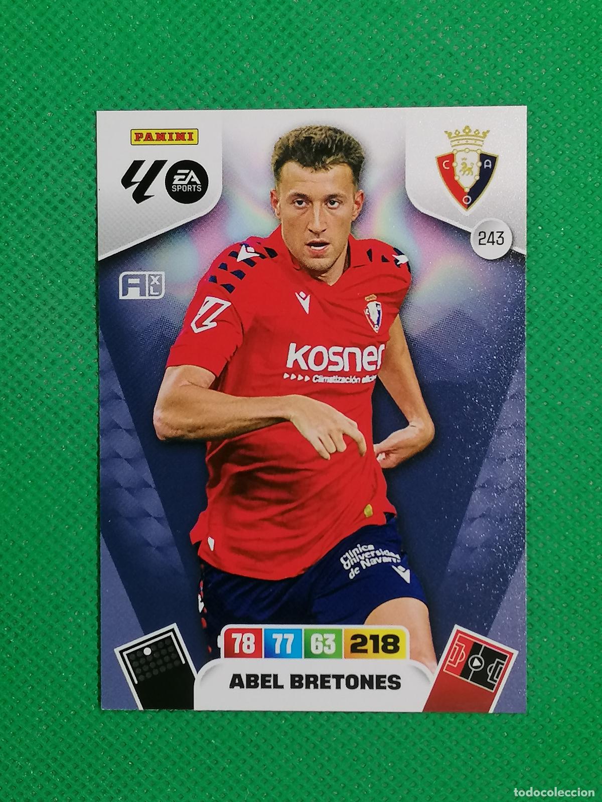 Cromos de F&uacute;tbol: 243 ABEL BRETONES OSASUNA ⚽ LIGA ADRENALYN XL 2025 2026 25 26 ⚽