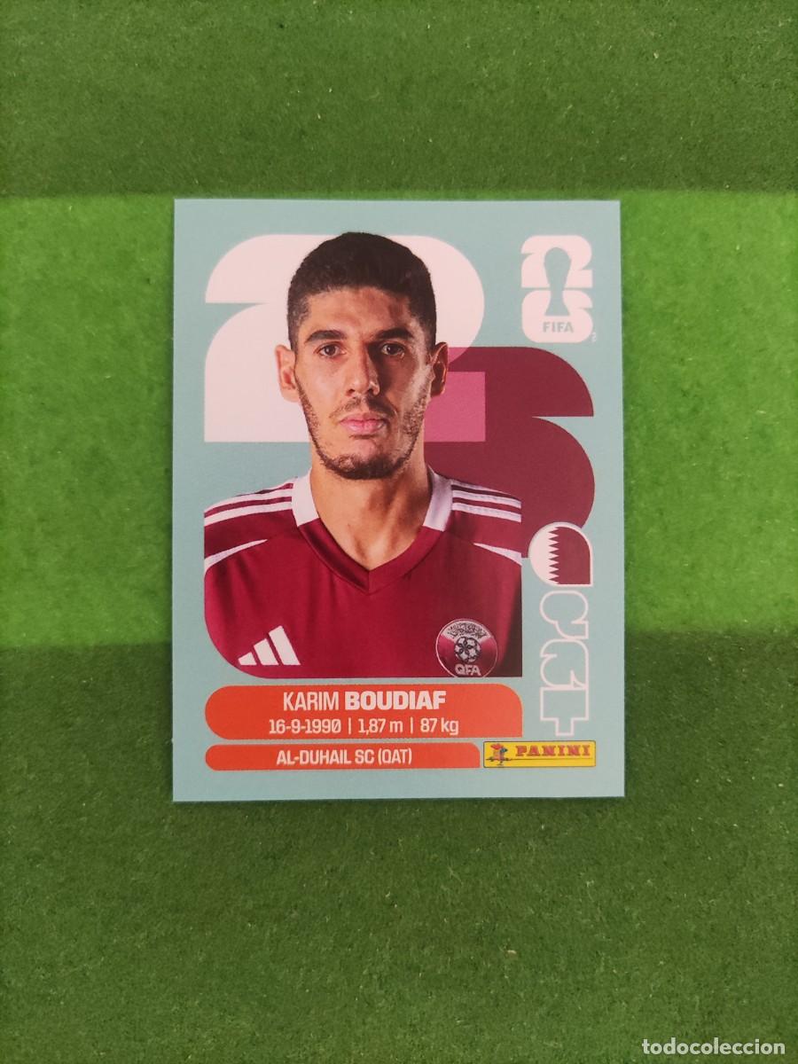 Cromos de F&uacute;tbol: Boudiaf Qatar QAT 10 Sticker Mundial 2026 FIFA World Cup / Sin pegar