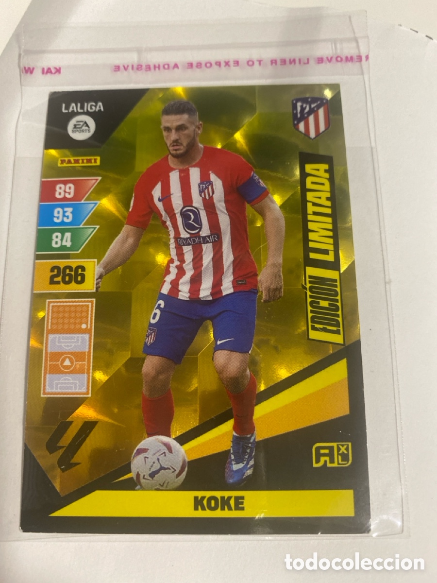 Cromos de F&uacute;tbol: Koke Edici&oacute;n Limitada Adrenalin XL 23/24