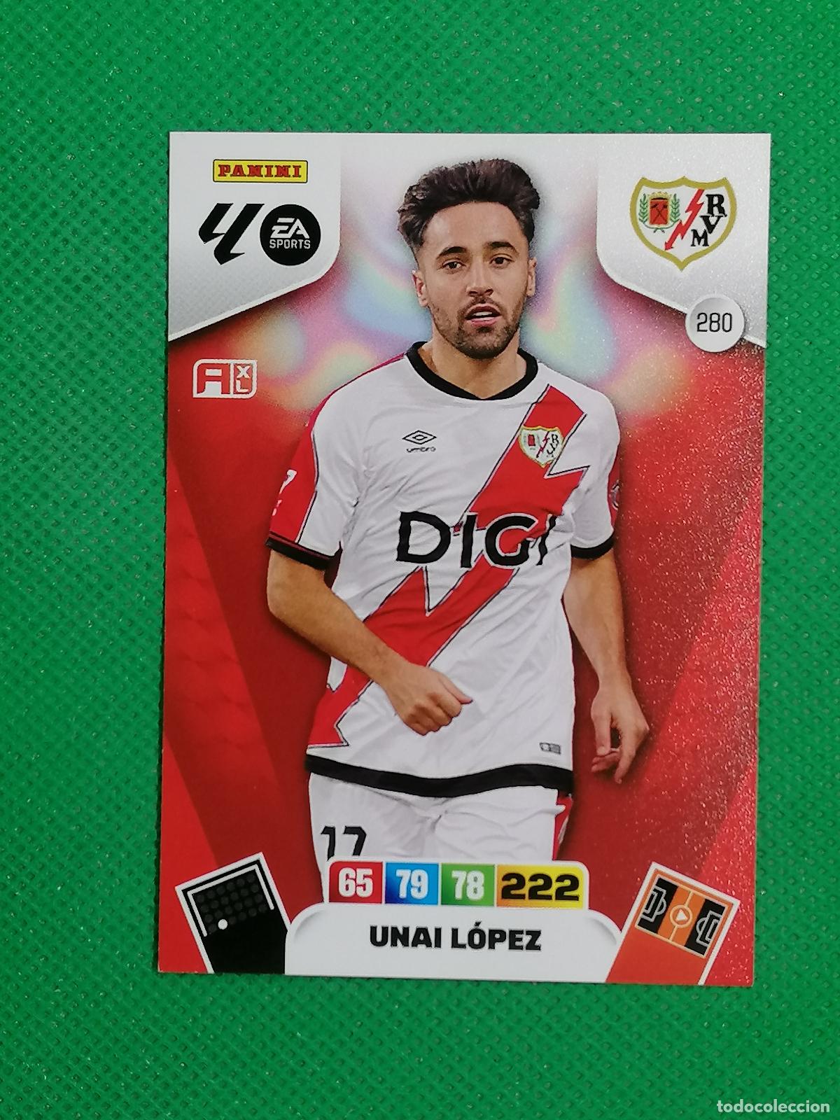 Cromos de F&uacute;tbol: 280 UNAI LOPEZ RAYO VALLECANO ⚽ LIGA ADRENALYN XL 2025 2026 25 26 ⚽