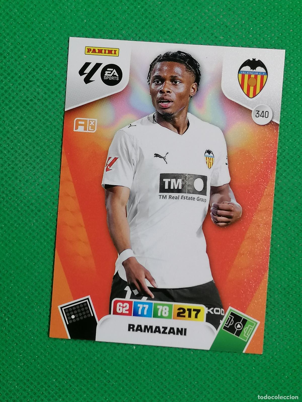 Cromos de F&uacute;tbol: 340 RAMAZANI VALENCIA ⚽ LIGA ADRENALYN XL 2025 2026 25 26 ⚽