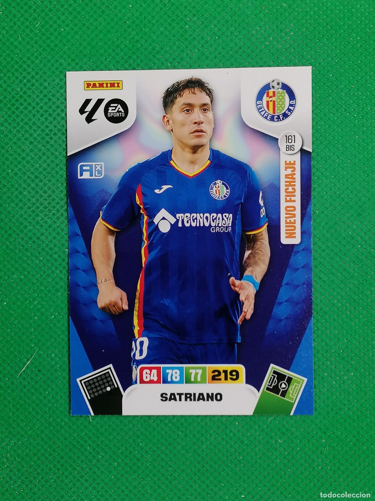 Football Stickers: 161BIS 161 BIS SATRIANO GETAFE NUEVO FICHAJE ⚽ LIGA ADRENALYN XL 2025 2026 25 26 ⚽