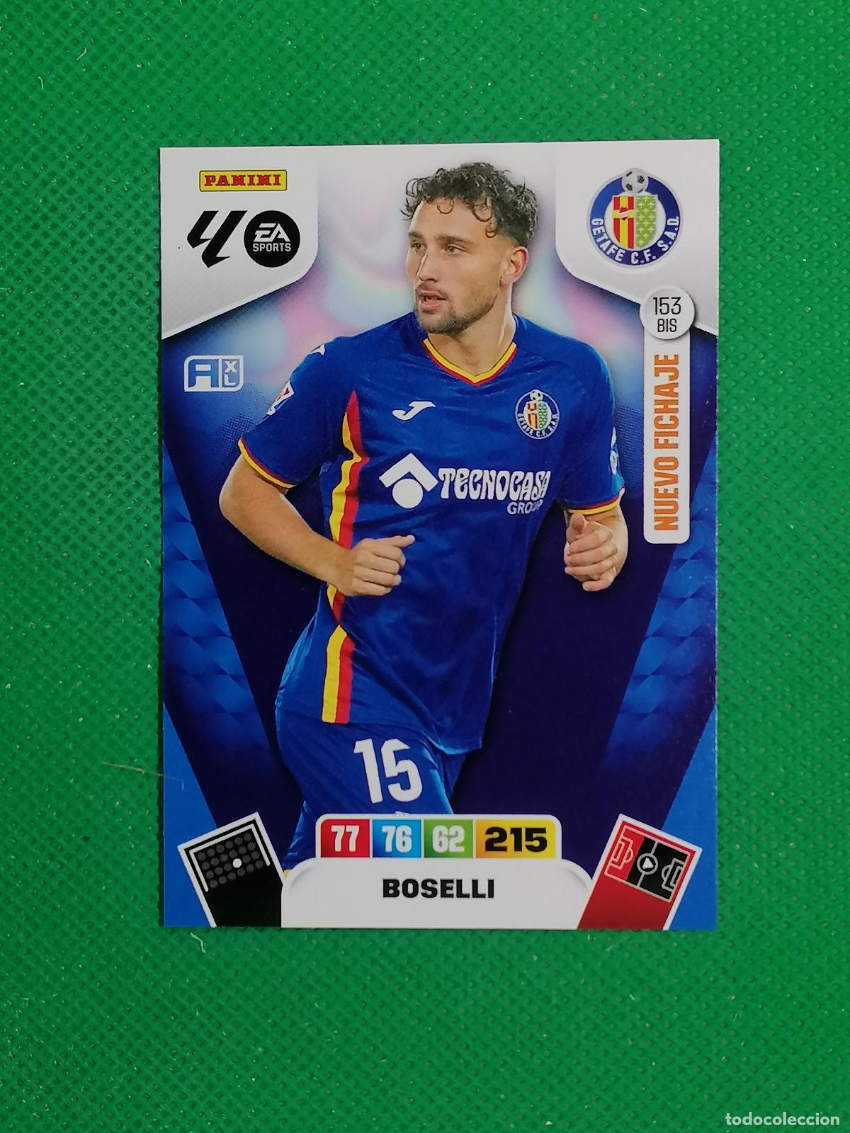 Football Stickers: 153BIS 153 BIS BOSELLI GETAFE NUEVO FICHAJE ⚽ LIGA ADRENALYN XL 2025 2026 25 26 ⚽