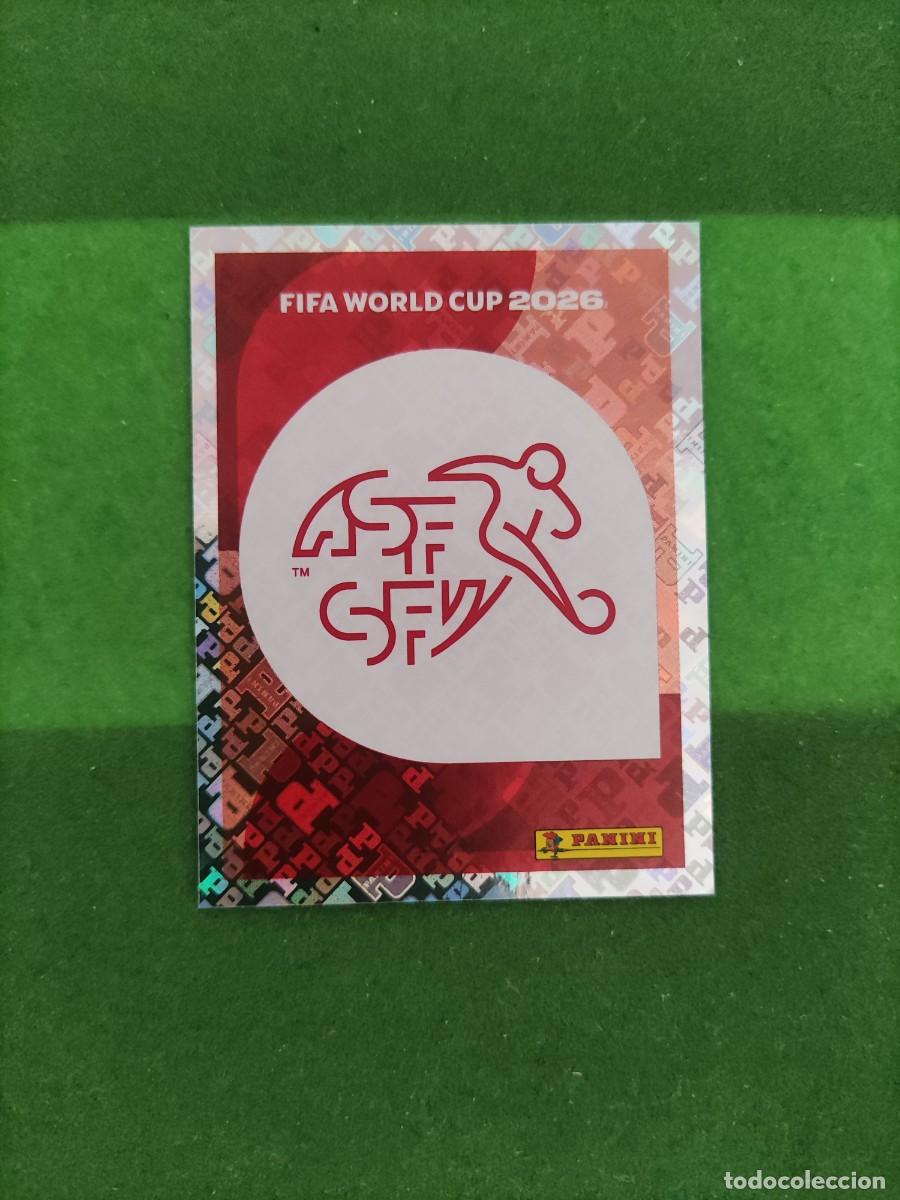 Football Stickers: Escudo Suiza SUI 1 Sticker Mundial 2026 FIFA World Cup / Sin pegar