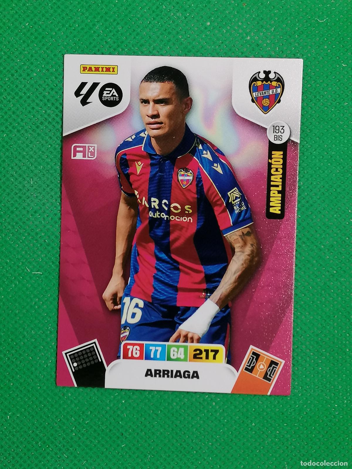 Fu&szlig;ball-Sticker: 193 BIS 193BIS ARRIAGA LEVANTE AMPLIACION ⚽ LIGA ADRENALYN XL 2025 2026 25 26 ⚽