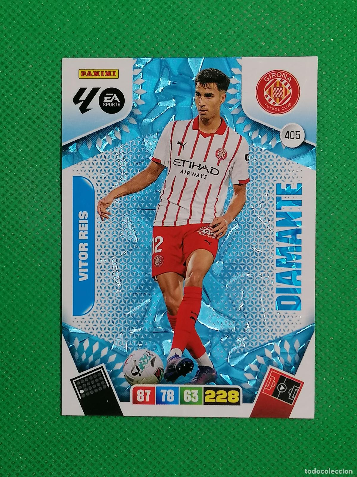 Football Stickers: 405 VITOR REIS GIRONA DIAMANTE ⚽ LIGA ADRENALYN XL 2025 2026 25 26 ⚽
