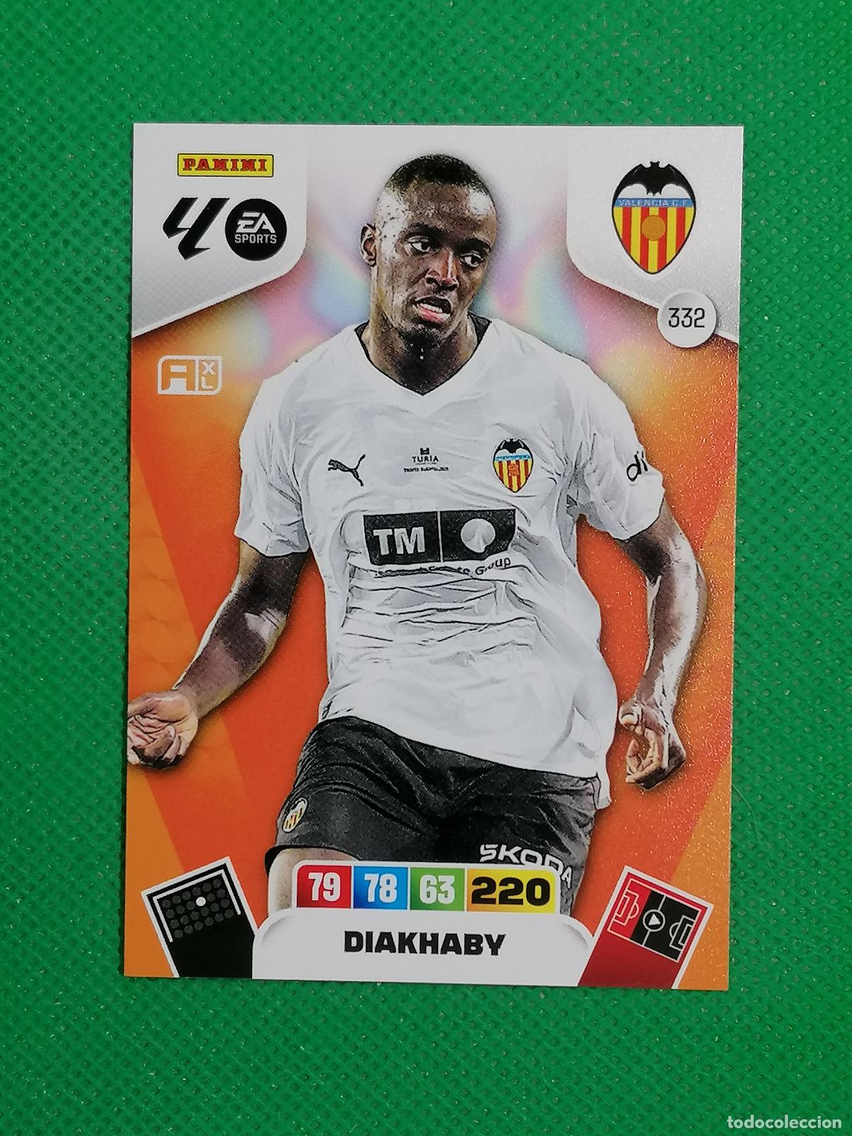 Cromos de F&uacute;tbol: 332 DIAKHABY VALENCIA ⚽ LIGA ADRENALYN XL 2025 2026 25 26 ⚽