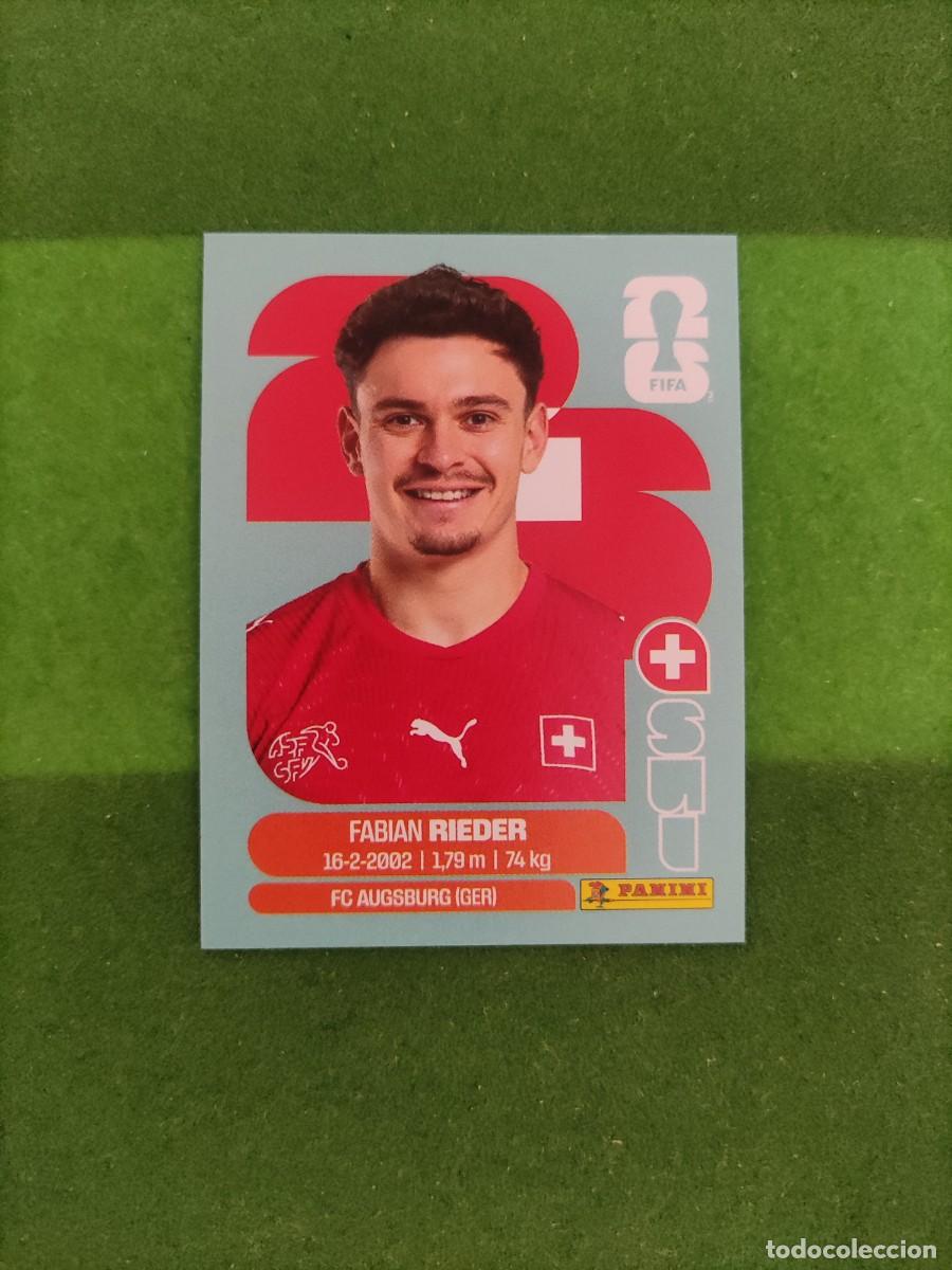 Cromos de F&uacute;tbol: Rieder Suiza SUI 12 Sticker Mundial 2026 FIFA World Cup / Sin pegar