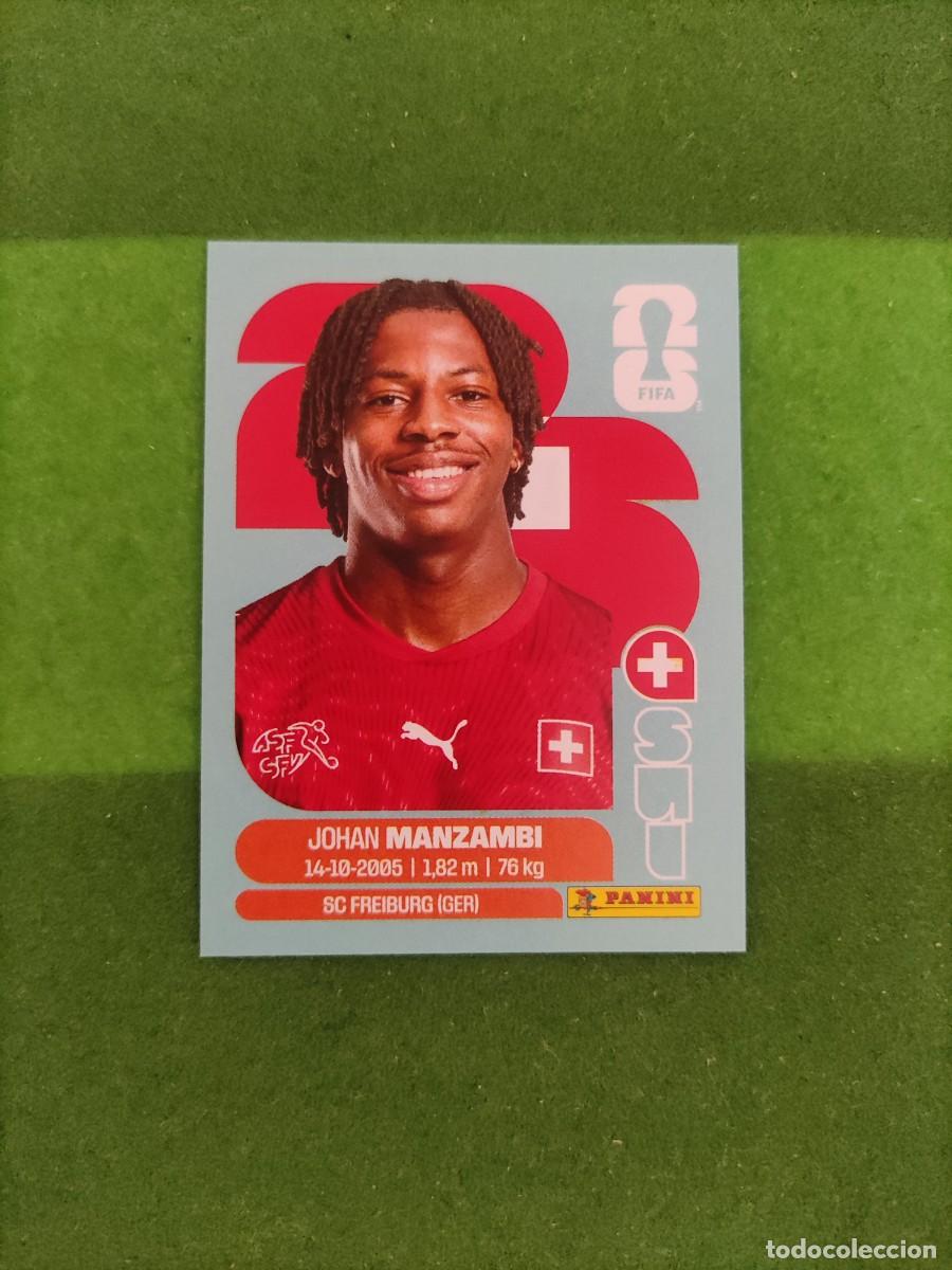 Cromos de F&uacute;tbol: Manzambi Suiza SUI 15 Sticker Mundial 2026 FIFA World Cup / Sin pegar