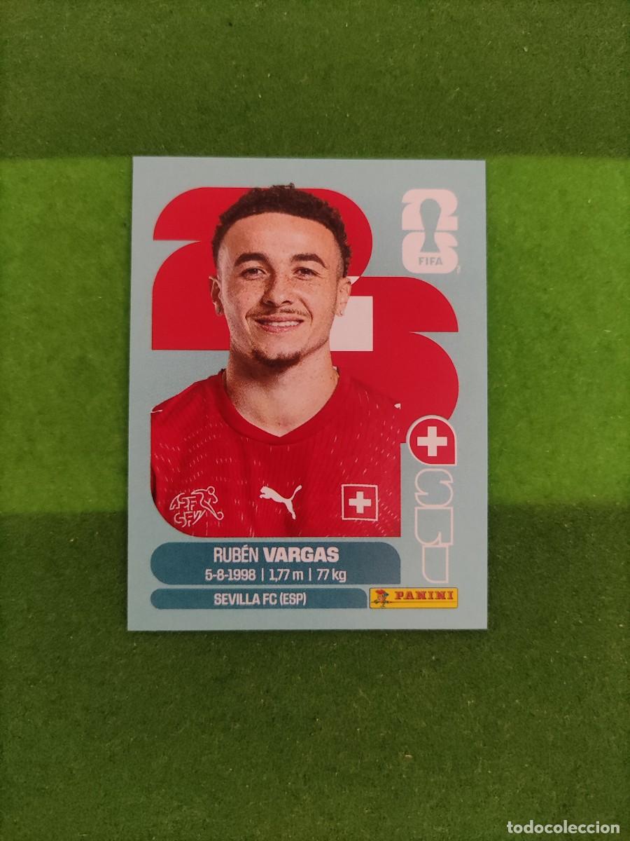 Cromos de F&uacute;tbol: Vargas Suiza SUI 18 Sticker Mundial 2026 FIFA World Cup / Sin pegar