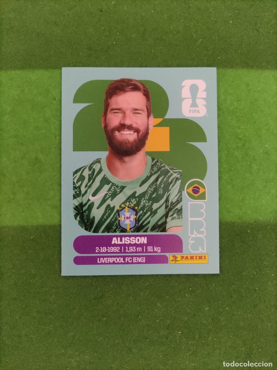 Cromos de F&uacute;tbol: Alisson Brasil BRA 2 Sticker Mundial 2026 FIFA World Cup / Sin pegar