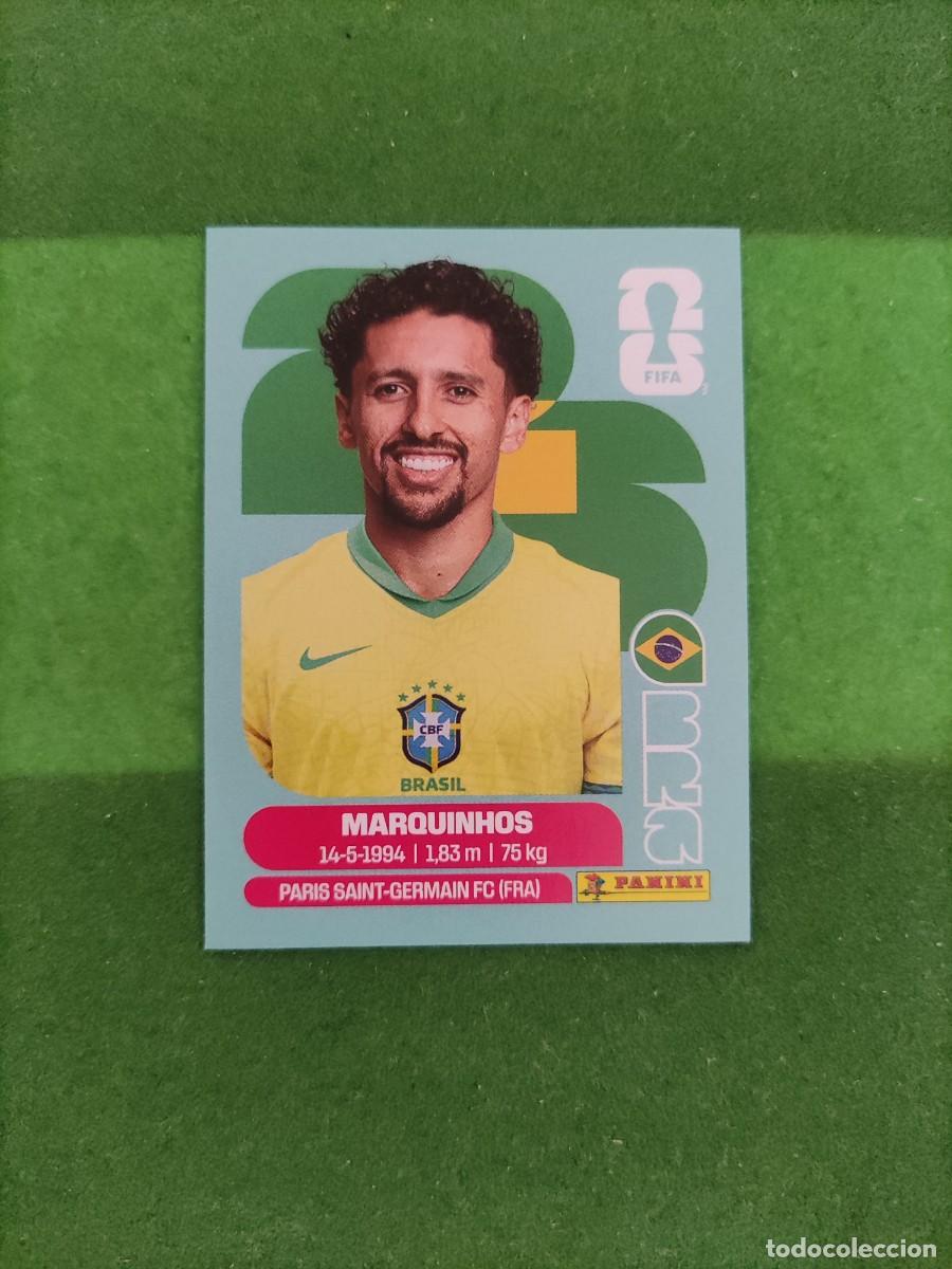Cromos de F&uacute;tbol: Marquinhos Brasil BRA 4 Sticker Mundial 2026 FIFA World Cup / Sin pegar