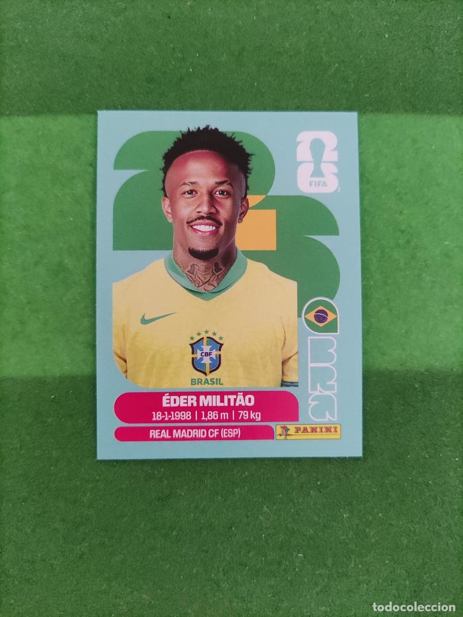 Cromos de F&uacute;tbol: Milit&atilde;o Brasil BRA 5 Sticker Mundial 2026 FIFA World Cup / Sin pegar
