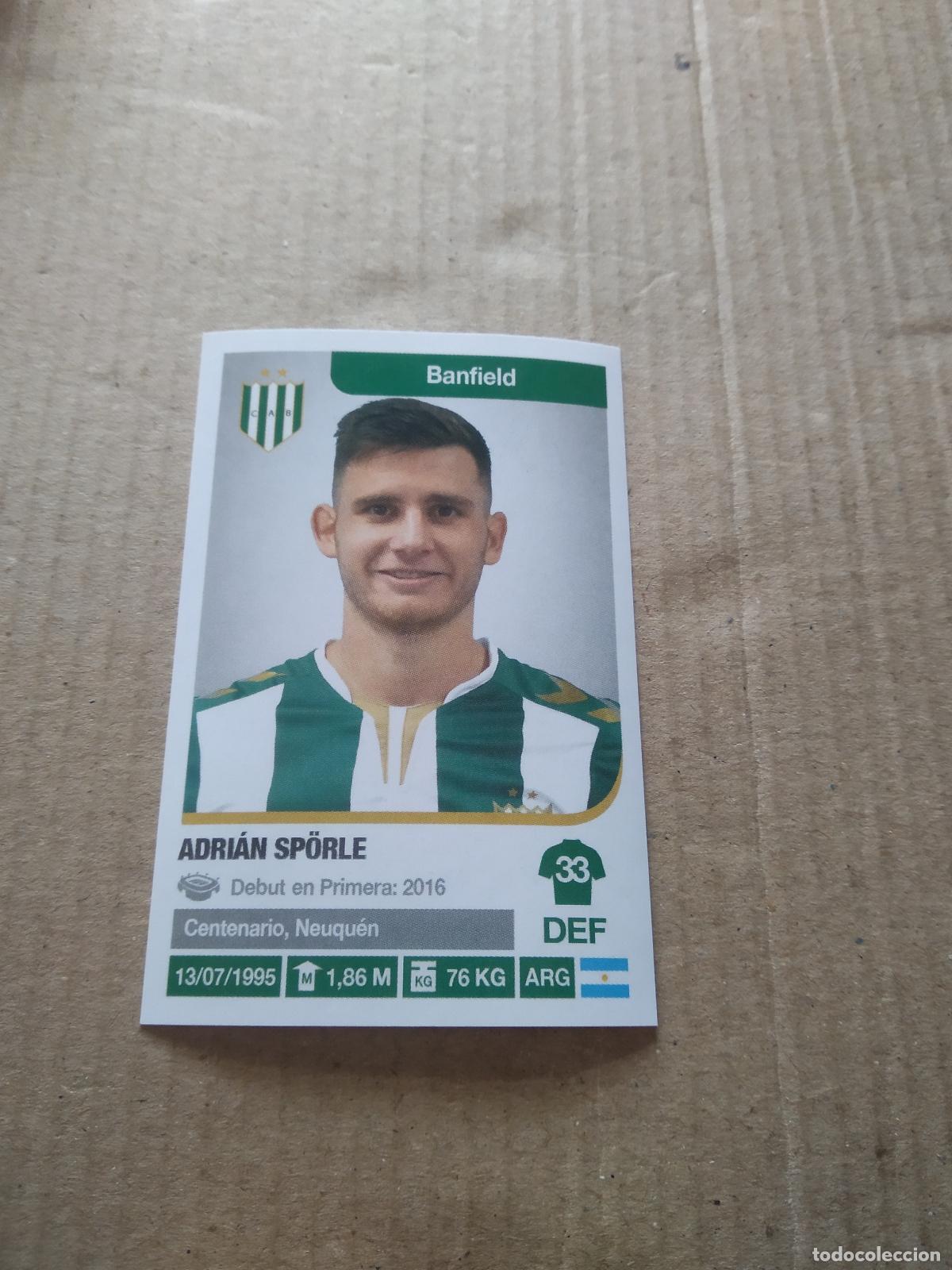 Cromos de F&uacute;tbol: 51 ADRIAN SPORLE BANFIELD CROMO FUTBOL ARGENTINO 18-19 PANINI LIGA ARGENTINA 2018-2019