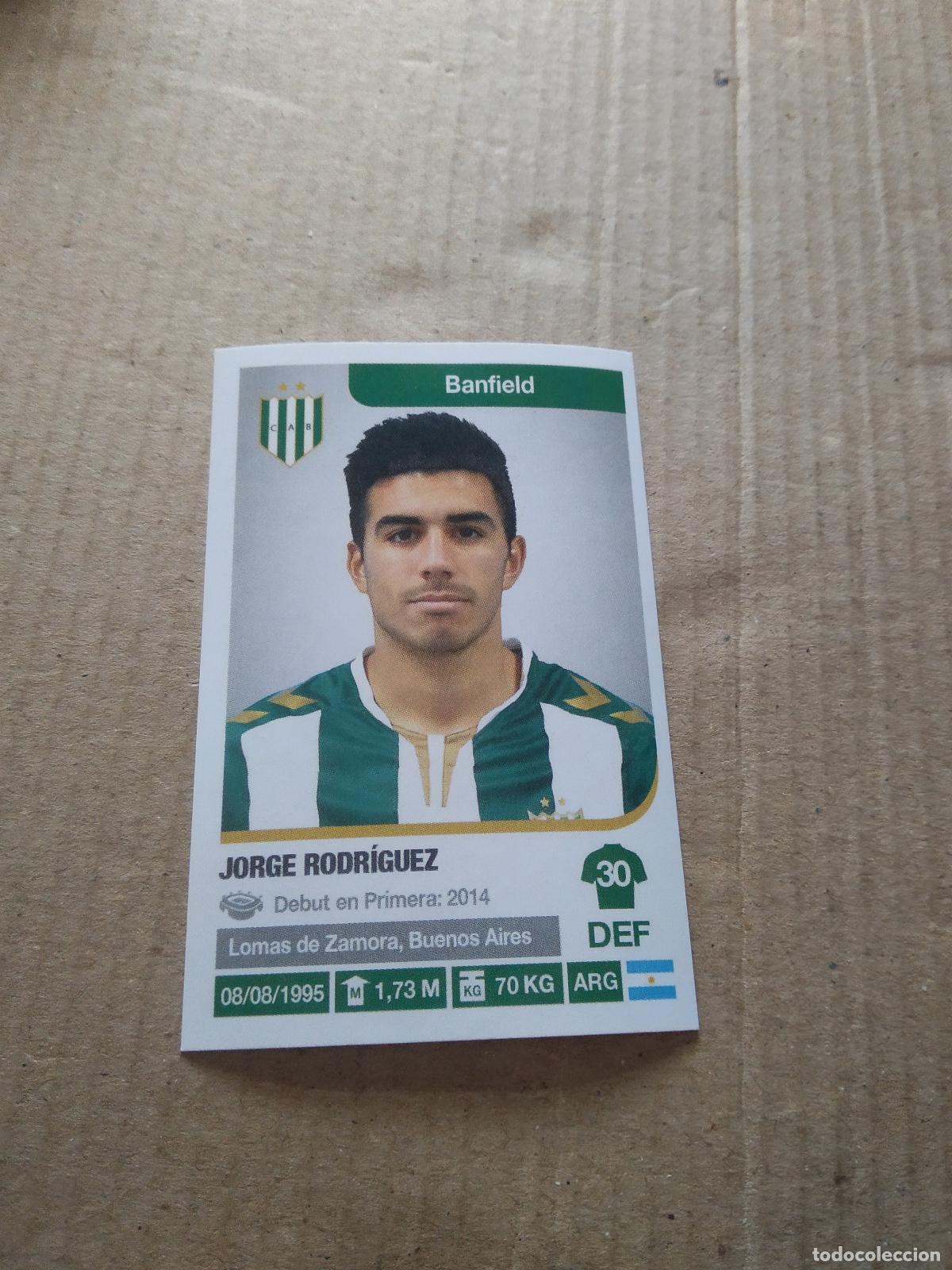 Cromos de F&uacute;tbol: 54 JORGE RODRIGUEZ BANFIELD CROMO FUTBOL ARGENTINO 18-19 PANINI LIGA ARGENTINA 2018-2019